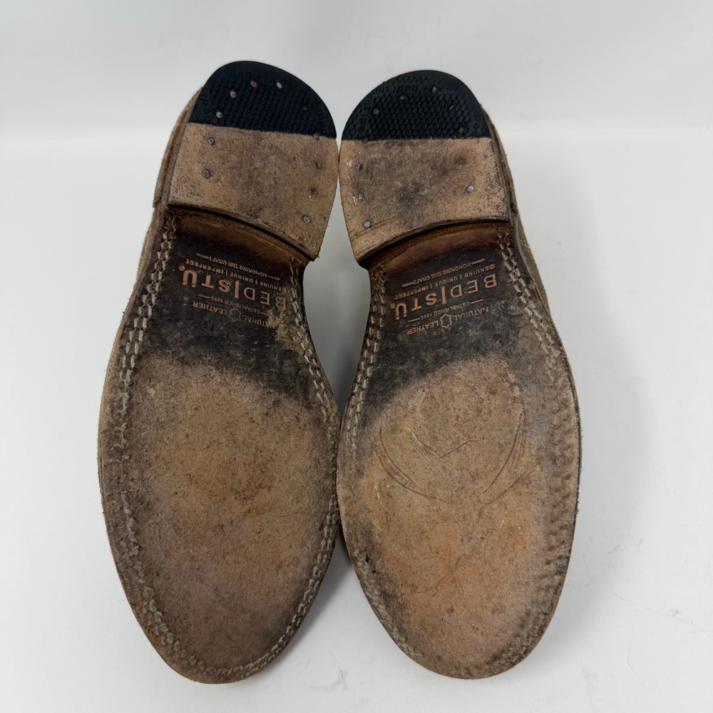 Bed Stu Rose Brown Cap Toe Slip-On Oxfords Shoes Leather Size 6 - Picture 7 of 10